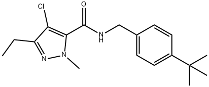 N-(4-t-Butylbenzyl)-4-chlor-3-ethyl-1-methyl-5-pyrazolcarboxamid