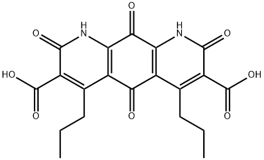 1,2,5,8,9,10-Hexahydro-2,5,8,10-tetraoxo-4,6-dipropylpyrido[3,2-g]quinoline-3,7-dicarboxylic acid 结构式