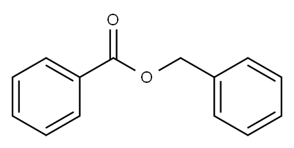 Benzyl benzoate Struktur