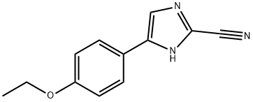 1H-Imidazole-2-carbonitrile,4-(4-ethoxyphenyl)-(9CI) Structure