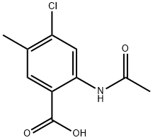 2-acetaMido-4-chloro-5-Methylbenzoic acid Structure
