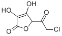 2(5H)-Furanone, 5-(chloroacetyl)-3,4-dihydroxy-, (S)- (9CI) 结构式