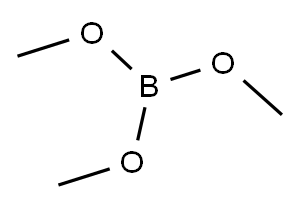 Trimethyl borate Struktur