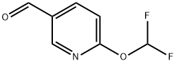 6-(ジフルオロメトキシ)ニコチンアルデヒド 化学構造式