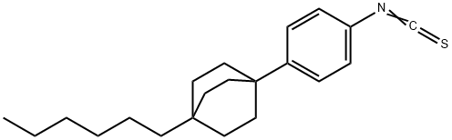 1-HEXYL-4-(4-ISOTHIOCYANATOPHENYL)-BICYC LO(2.2.2)OCTANE, 98 Structure
