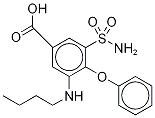 Bumetanide-d5 Struktur
