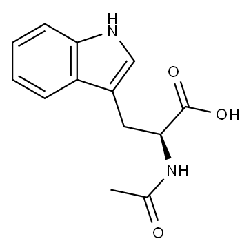N-Acetyl-L-tryptophan Struktur