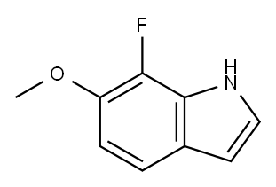 1H-Indole, 7-fluoro-6-Methoxy- Structure