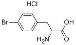 4-溴-D-苯丙氨酸盐酸盐, 122852-33-9, 结构式