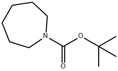 Hexahydro-1H-azepine-1-carboxylic acid 1,1-dimethylethyl ester Structure
