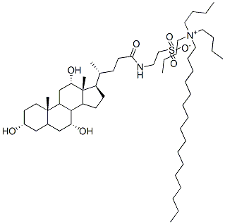 hexadecyltributylammonium taurocholate Structure