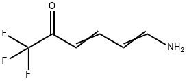 3,5-Hexadien-2-one,  6-amino-1,1,1-trifluoro- Structure