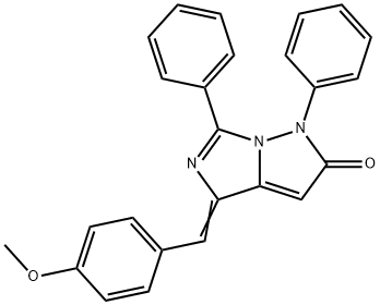 1H-Imidazo[1,5-b]pyrazol-2(4H)-one,  4-[(4-methoxyphenyl)methylene]-1,6-diphenyl-|