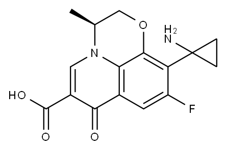 Pazufloxacin Struktur