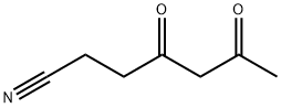 Heptanenitrile, 4,6-dioxo- (9CI) Structure