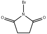N-ブロモこはく酸イミド 化学構造式