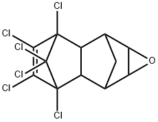 3,4,5,6,9,9-Hexachloro-1a,2,2a,3,6,6a,7,7a-octahydro-2,7:3,6-dimethanonaphtho[2,3-b]oxirene Structure
