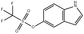 1H-Indol-5-yl trifluoromethanesulfonate Structure