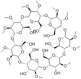 beta-Cyclodextrin methyl ethers Structure