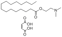 Hexadecanoic acid, 2-(dimethylamino)ethyl ester, (Z)-2-butenedioate (1 :1) Structure