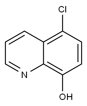 5-Chloro-8-hydroxyquinoline Struktur