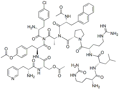 Cetrorelix acetate Structure