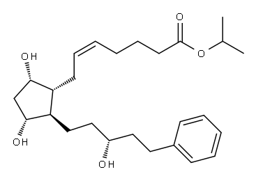 拉坦前列腺素, 130209-82-4, 结构式