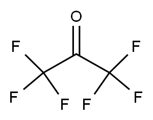 六氟丙酮半水合物, 13098-39-0, 结构式