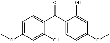 2,2'-ジヒドロキシ-4,4'-ジメトキシベンゾフェノン 化学構造式