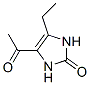 2H-Imidazol-2-one, 4-acetyl-5-ethyl-1,3-dihydro- (9CI) Structure