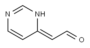Acetaldehyde, 4(3H)-pyrimidinylidene-, (Z)- (9CI) Structure