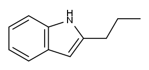 1H-Indole, 2-propyl- Structure