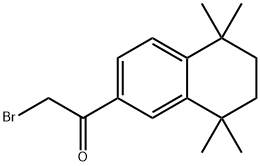 2-ブロモ-1-(5,5,8,8-テトラメチル-5,6,7,8-テトラヒドロナフタレン-2-イル)エタン-1-オン 化学構造式