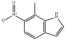 1H-Indole, 7-Methyl-6-nitro- Structure