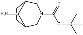 8-AMino-3-Boc-3-azabicyclo[3.2.1]octane Struktur