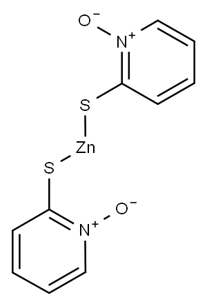 吡啶硫酮锌, 13463-41-7, 结构式