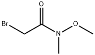 2-ブロモ-N-メトキシ-N-メチルアセトアミド 化学構造式