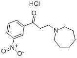 3-(hexahydro-1H-azepin-1-yl)-3'-nitropropiophenone hydrochloride Structure