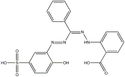 2-[1-(2-Hydroxy-5-sulfophenyl)-3-phenyl-5-formazano]benzoesure