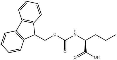 N-FMoc-L-norvaline Structure