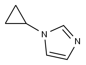 1H-IMidazole, 1-cyclopropyl- Structure