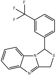 1H,3H-Thiazolo[3,4-a]benzimidazole, 1-[3-(trifluoromethyl)phenyl]-|