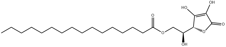 L-抗坏血酸棕榈酸酯, 137-66-6, 结构式