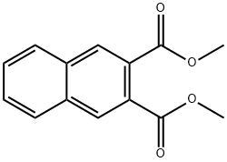 2,3-ナフタレンジカルボン酸ジメチル 化学構造式