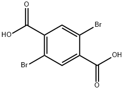 2,5-Dibromoterephthalic acid Struktur