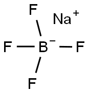 Sodium tetrafluoroborate Struktur
