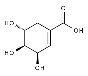 Shikimic acid Structure