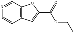 ethyl furo[2,3-c]pyridine-2-carboxylate Struktur
