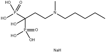 Ibandronate sodium Struktur