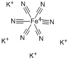 亚铁氰化钾, 13943-58-3, 结构式